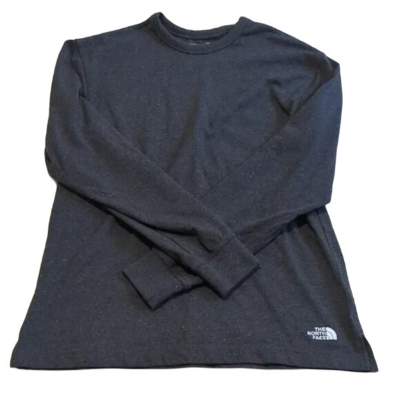 The North Face 98% Recycled Material Long Sleeve Shirt Small Gray - Picture 5 of 6